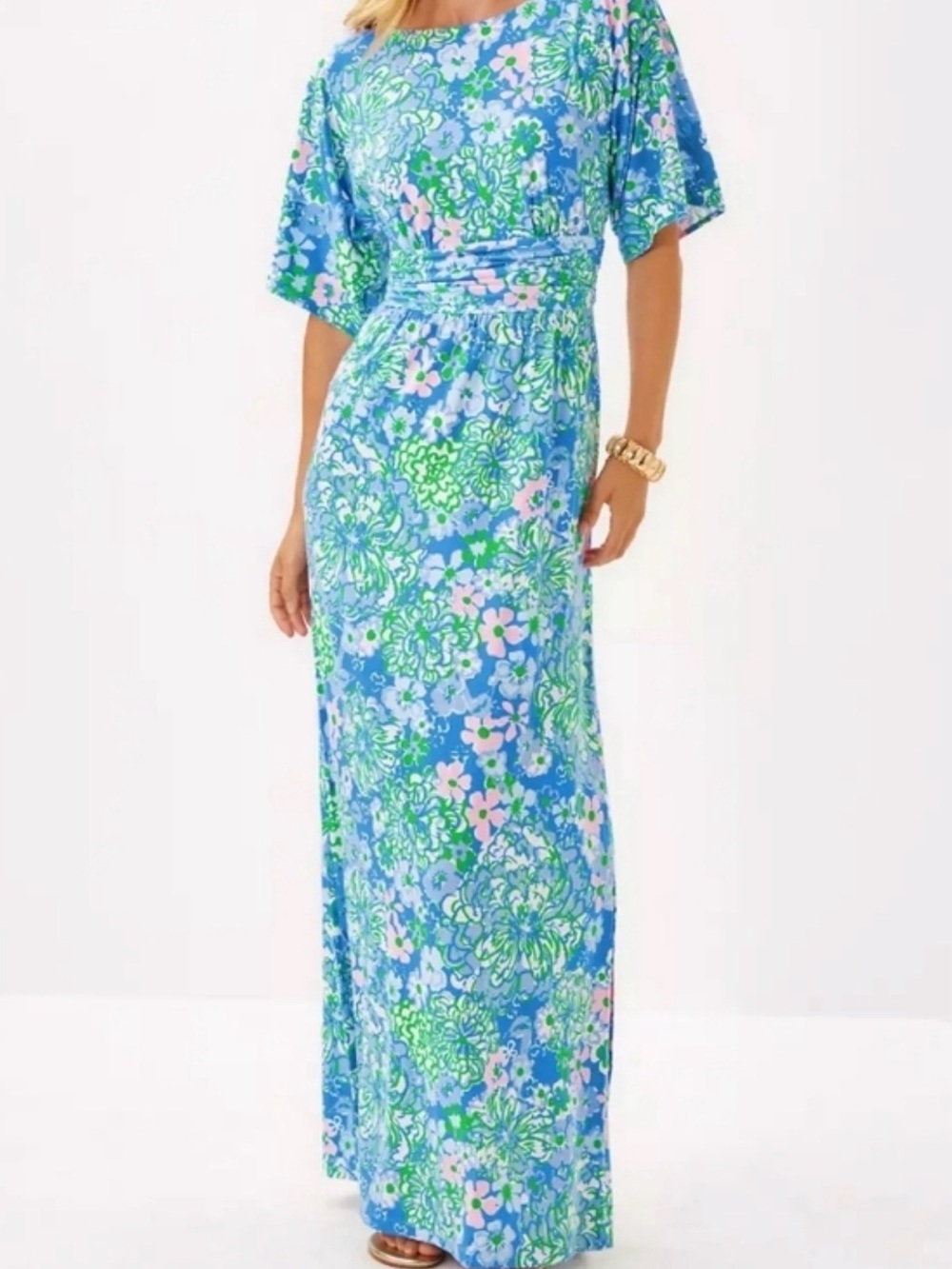 Like new- Parigi Boat Neck Maxi Dress XL